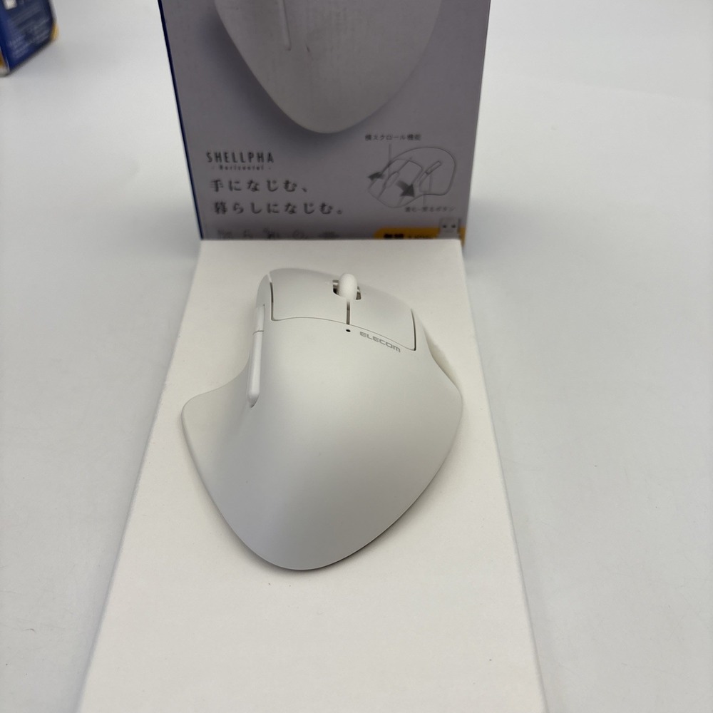 Elecom M-SH30BBSKWH SHELLPHA Bluetooth Mouse Silent Antimicrobial Ergonomic